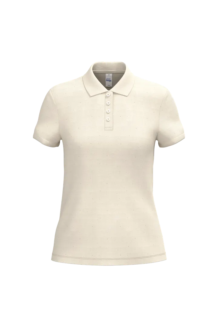 Polo piqué femme Ideal Raw Natural