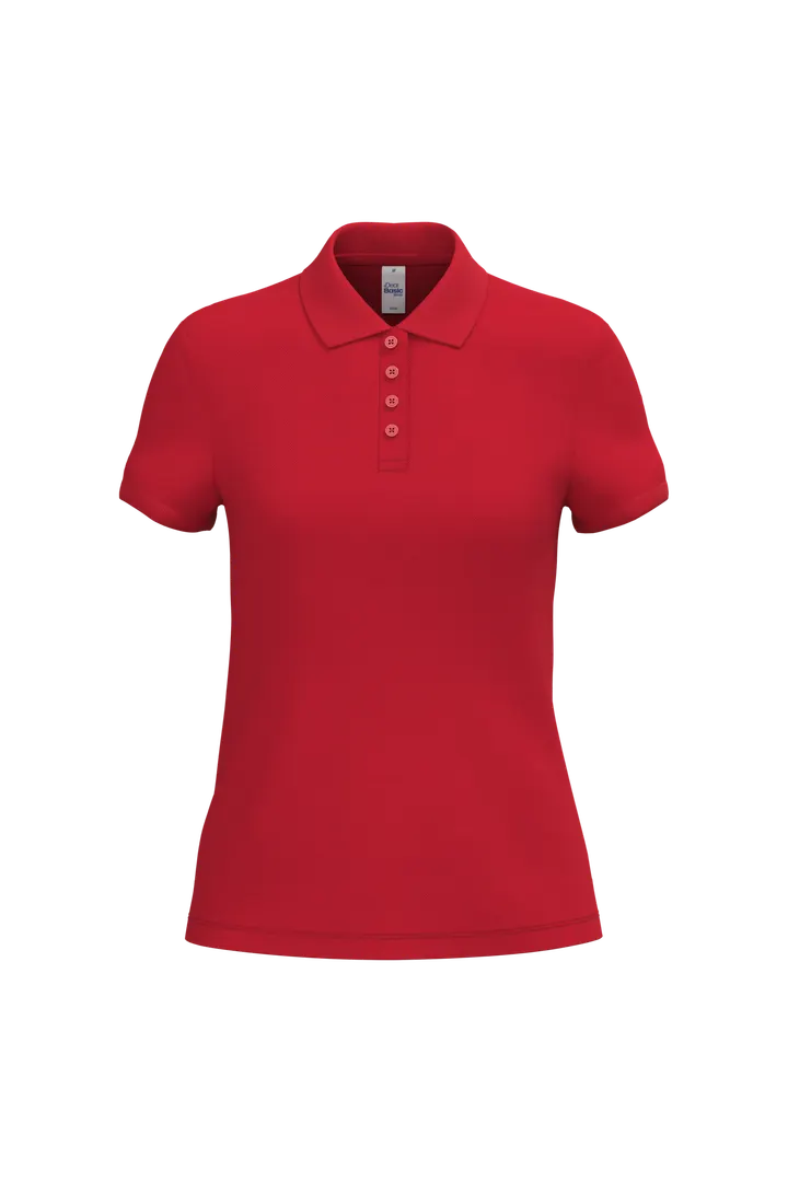 Polo piqué femme Ideal Red