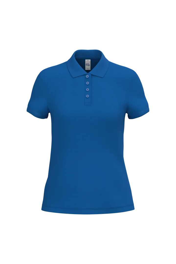 Polo piqué femme Ideal Royal Blue
