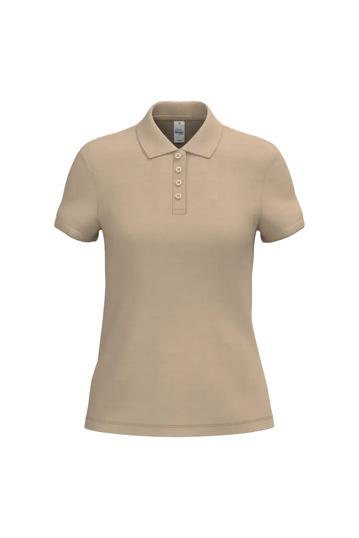 Polo piqué femme Ideal Sand
