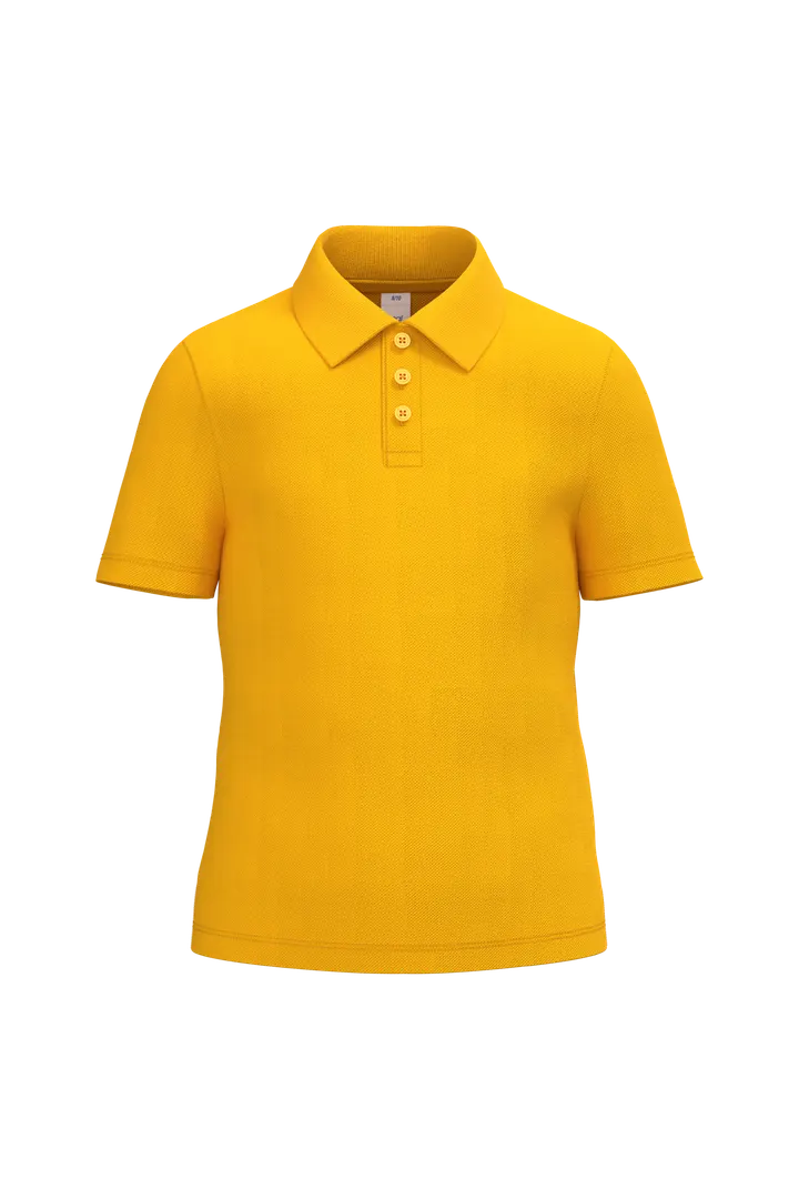 Kinder Piqué-Poloshirt Ideal Gold