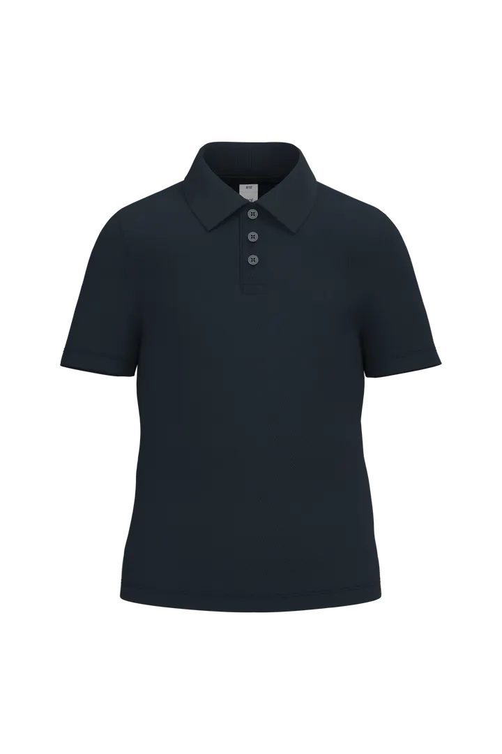 Kinder Piqué-Poloshirt Ideal Navy