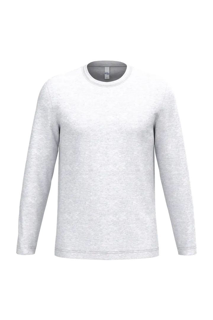 T-shirt LSL unisexe iDeal150 Ideal Ash Heather