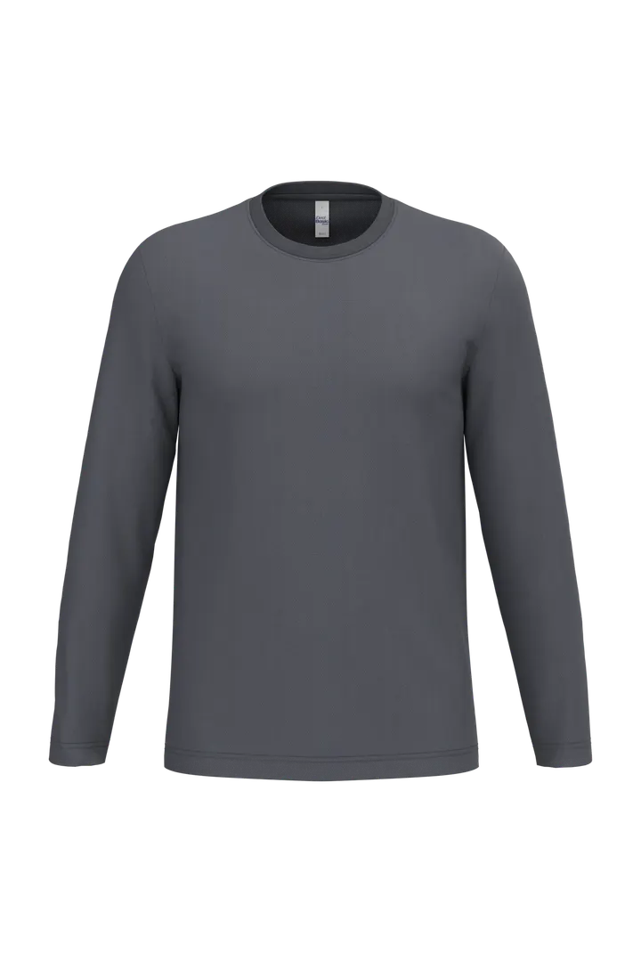 T-shirt LSL unisexe iDeal150 Ideal Dark Grey