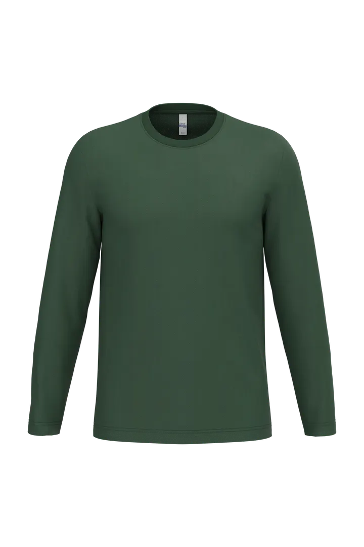 T-shirt LSL unisexe iDeal150 Ideal Forest Green