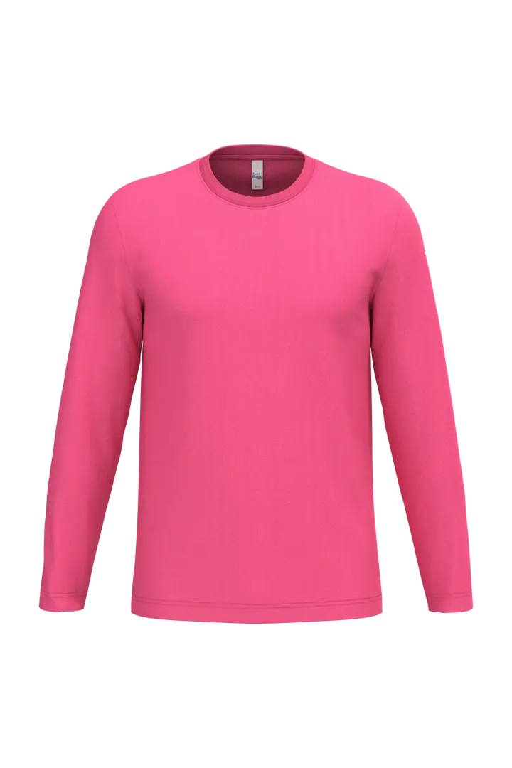 T-shirt LSL unisexe iDeal150 Ideal Fuchsia