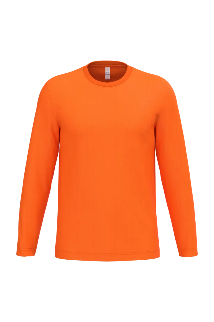 T-shirt LSL unisexe iDeal150 Ideal Orange