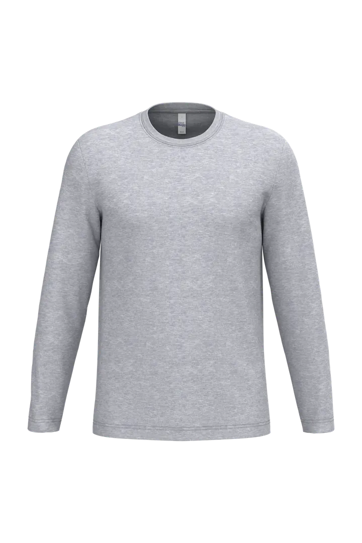 T-shirt LSL unisexe iDeal150 Ideal Oxford Grey