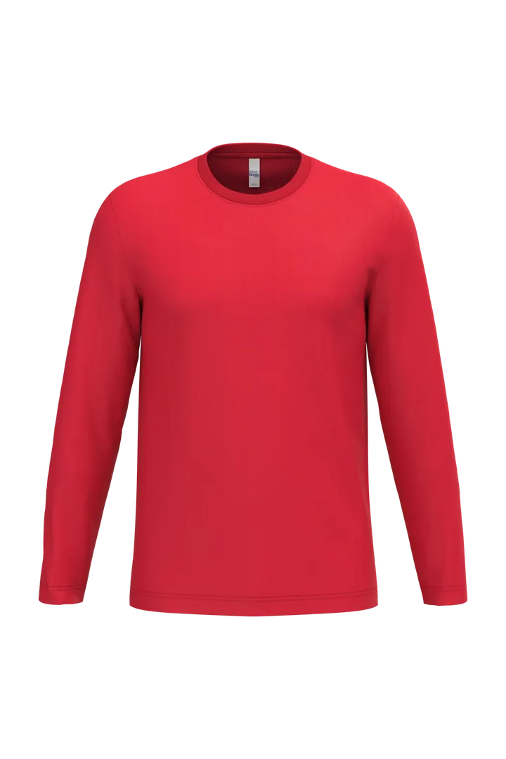 T-shirt LSL unisexe iDeal150 Ideal Red