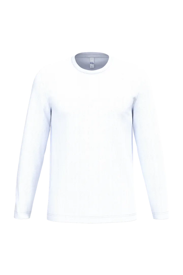 T-shirt LSL unisexe iDeal150 Ideal White