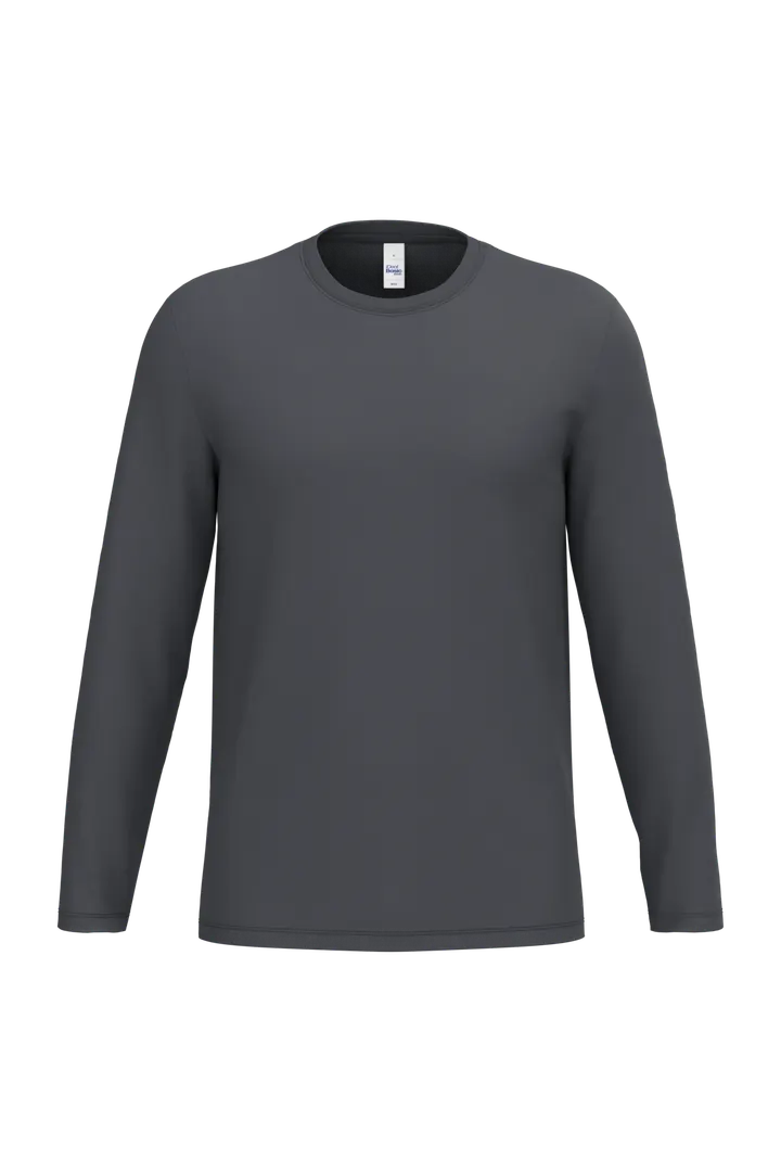 T-shirt LSL unisexe iDeal190 Ideal Dark Grey