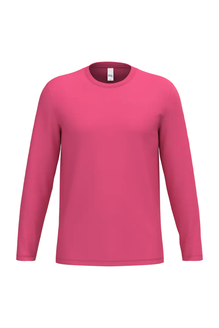 T-shirt LSL unisexe iDeal190 Ideal Fuchsia