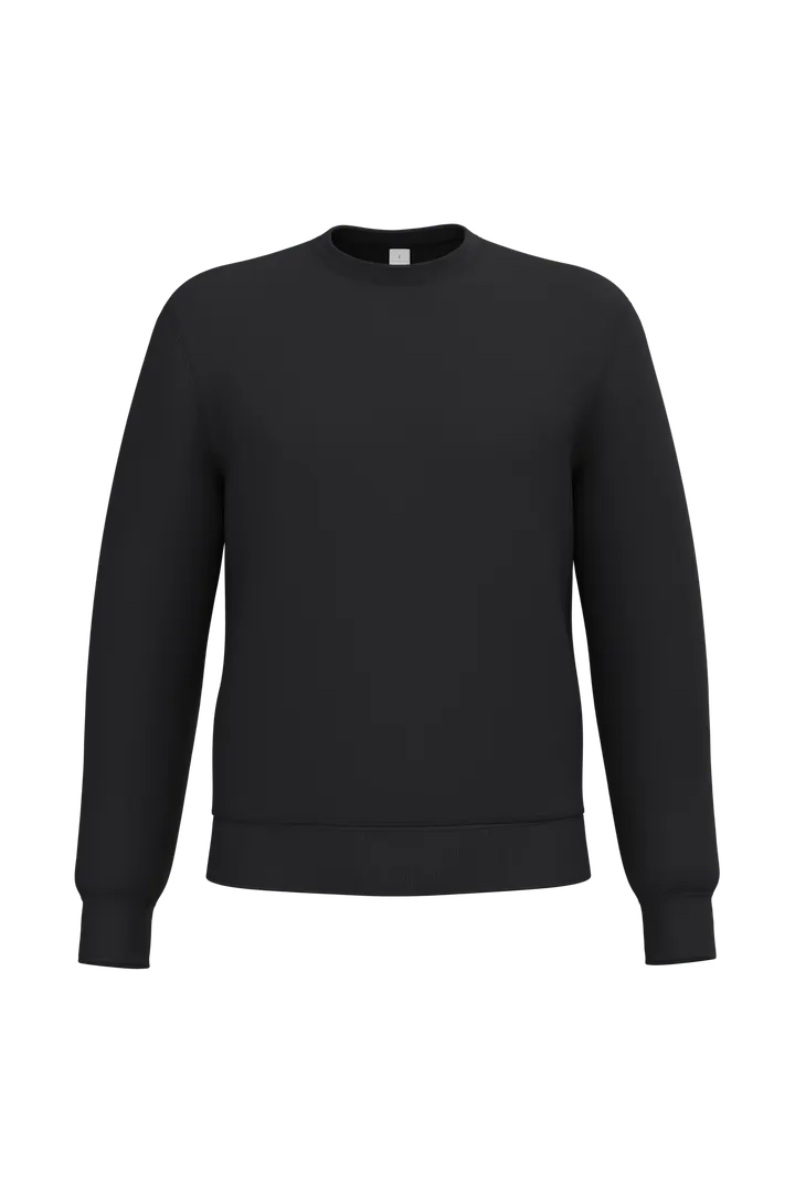 Unisex Rundhals-Sweatshirt Ideal Black