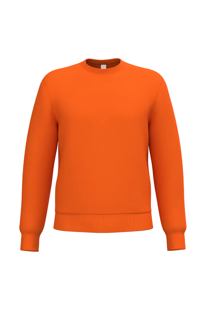 Unisex Rundhals-Sweatshirt Ideal Orange