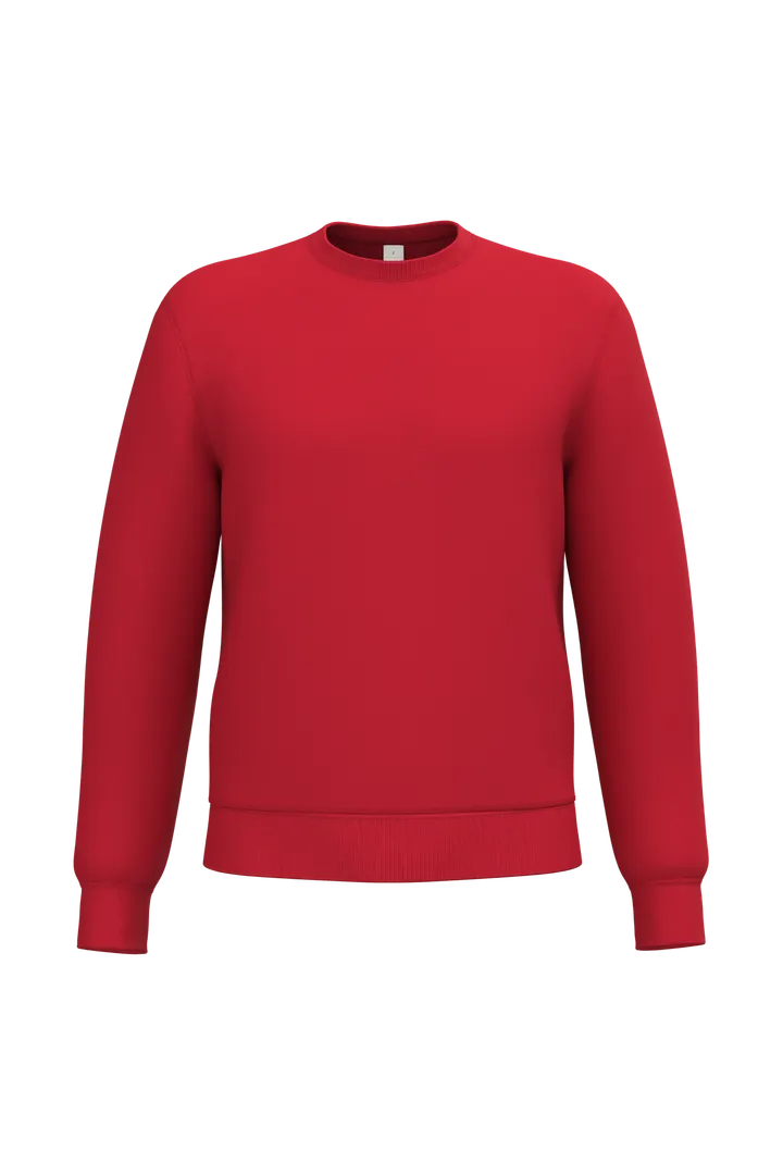 Unisex Rundhals-Sweatshirt Ideal Red