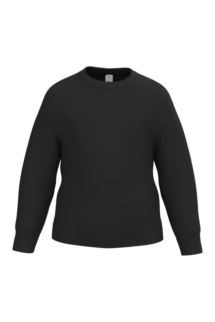 Kinder Rundhals-Sweatshirt Ideal Black