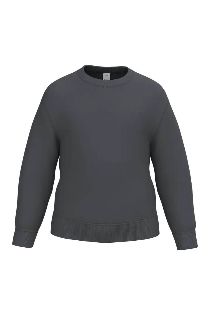 Kinder Rundhals-Sweatshirt Ideal Dark Grey