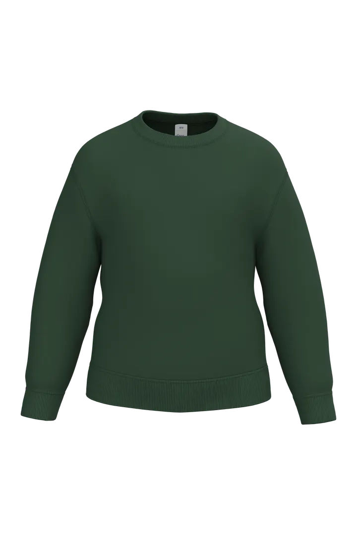 Kinder Rundhals-Sweatshirt Ideal Forest Green