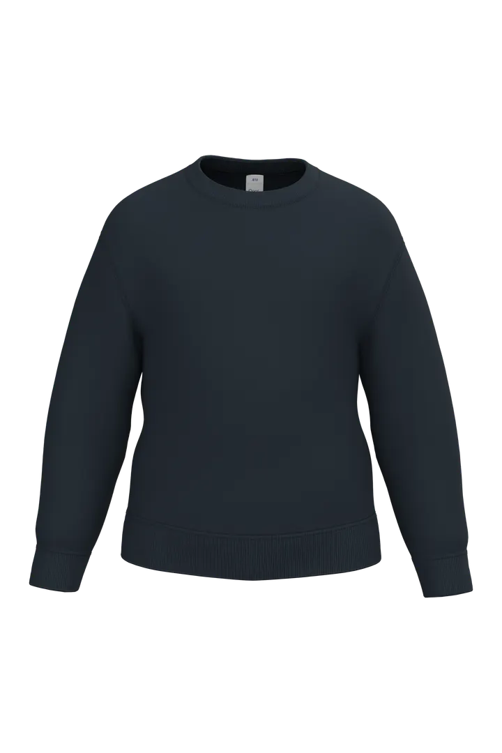 Kinder Rundhals-Sweatshirt Ideal Navy