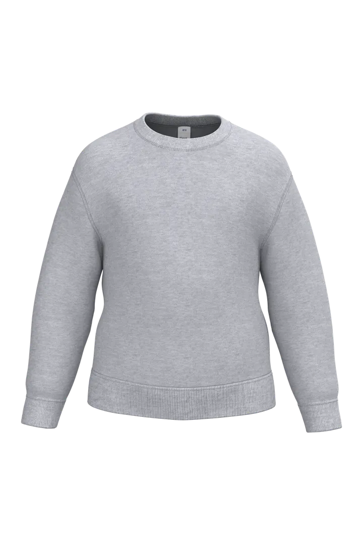 Kinder Rundhals-Sweatshirt Ideal Oxford Grey