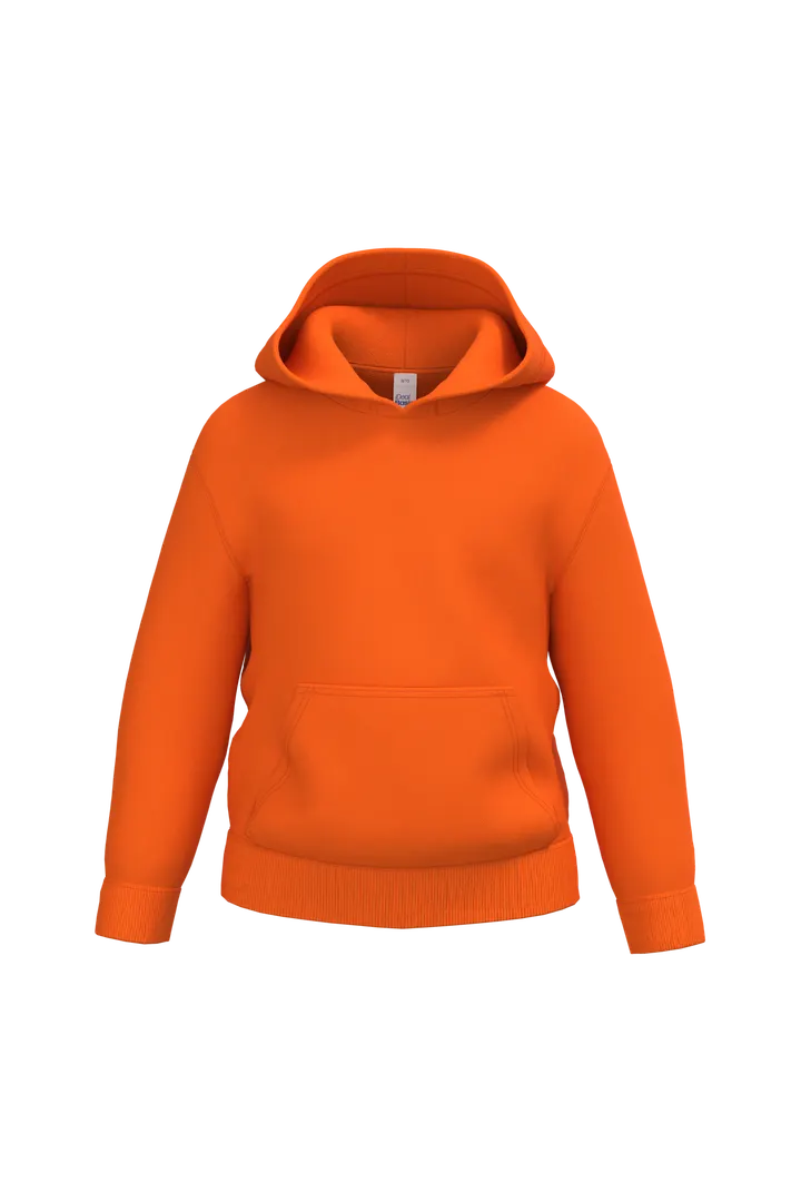 Sweat-shirt à capuche enfant Ideal Orange