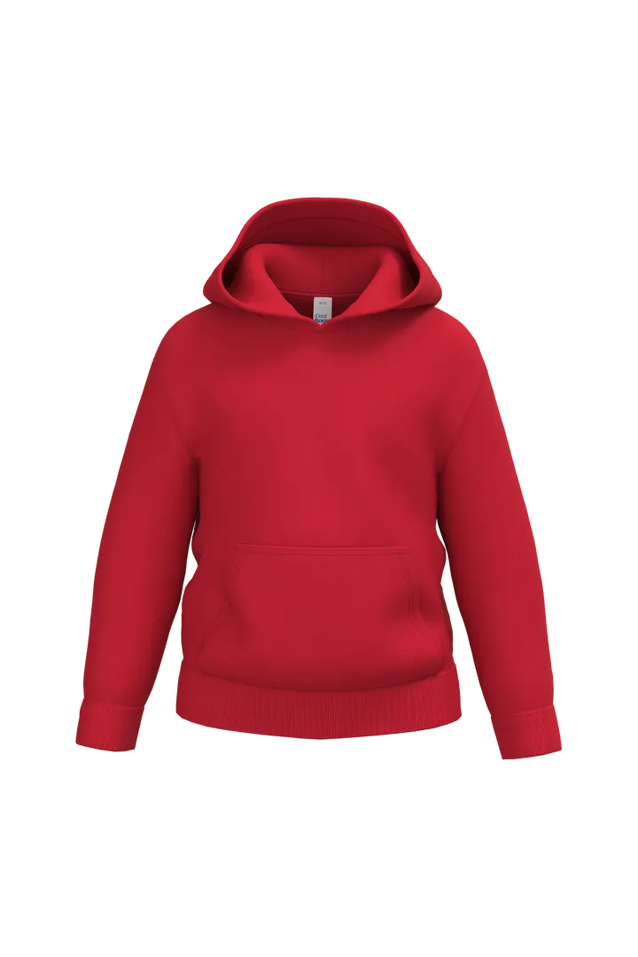 Sweat-shirt à capuche enfant Ideal Red