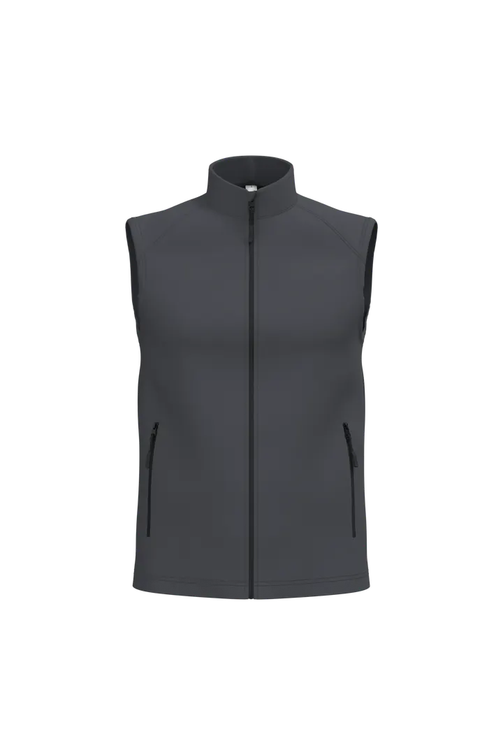 Bodywarmer softshell 2 couches unisexe Ideal Dark Grey
