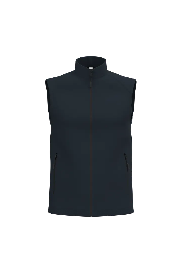 Bodywarmer softshell 2 couches unisexe Ideal Navy