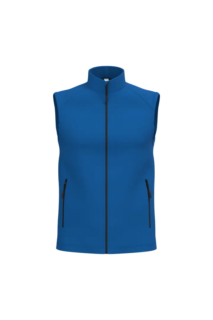 Bodywarmer softshell 2 couches unisexe Ideal Royal Blue
