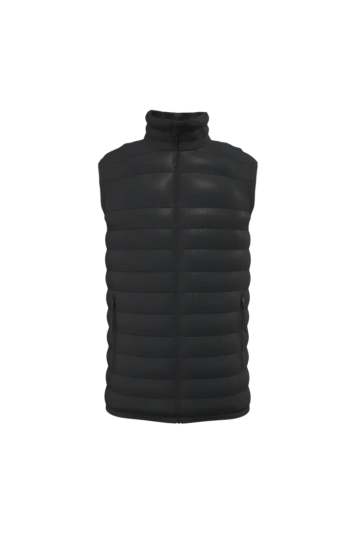 Herren gestepptes Bodywarmer Black