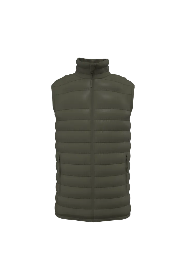 Herren gestepptes Bodywarmer Ideal Urban Khaki