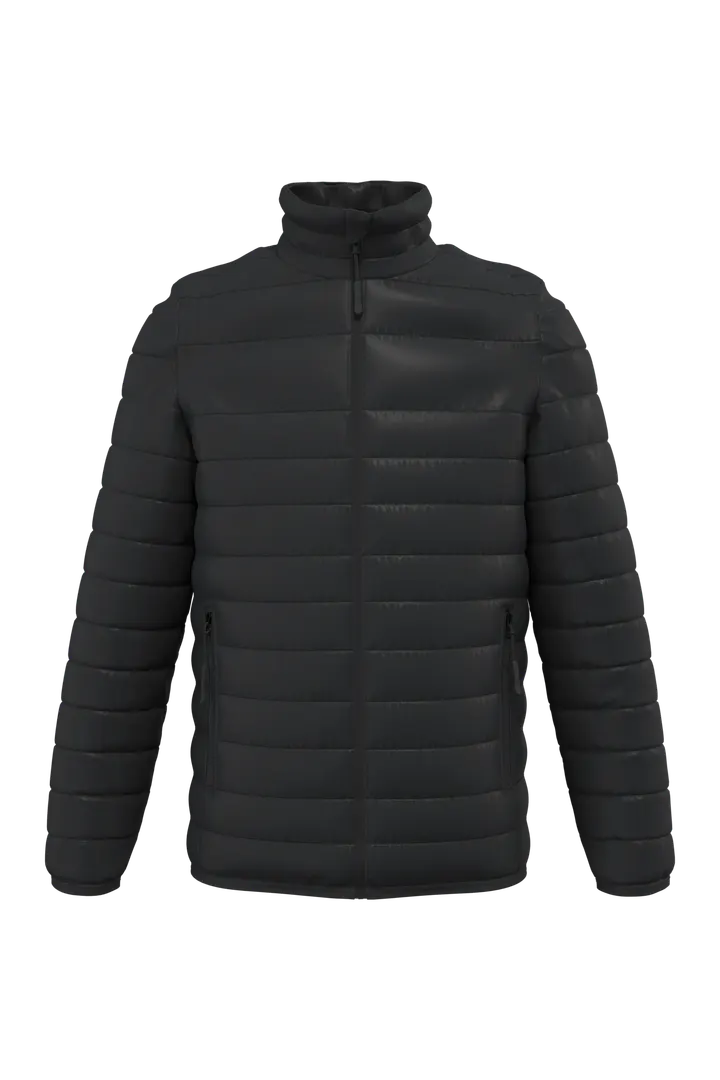Herren Steppjacke Black