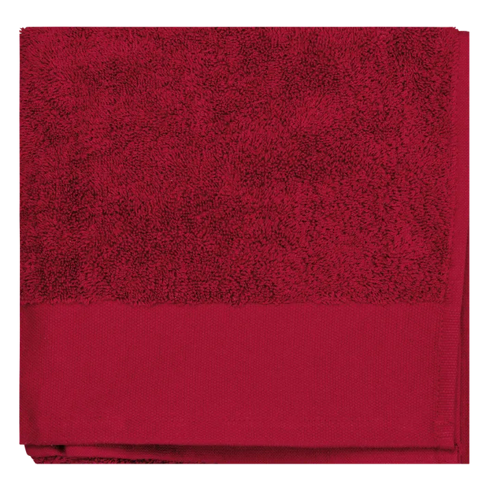 Bio-Handtuch 100 x 50 cm Hibiscus Red