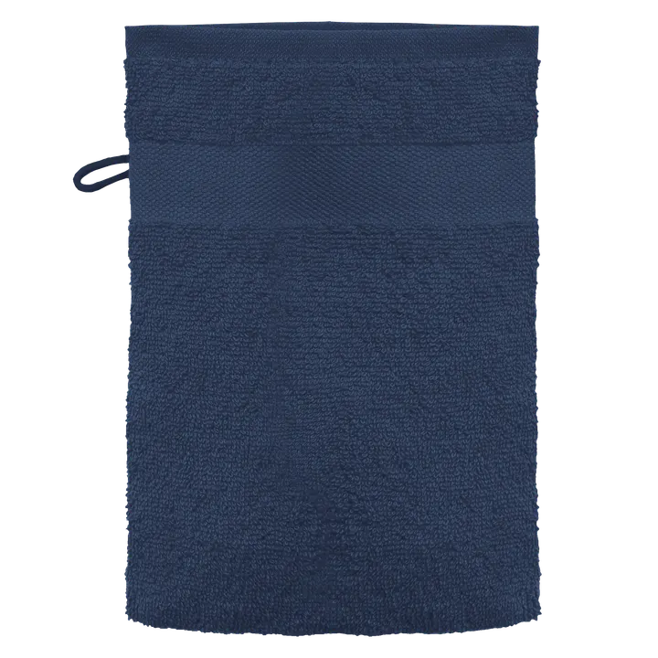 Waschhandschuh Navy
