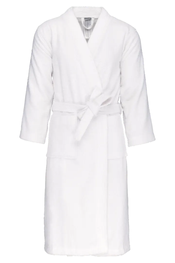 Walkfrottier-Bademantel White