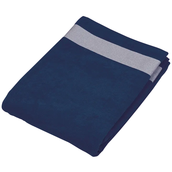 Drap de plage Navy / White
