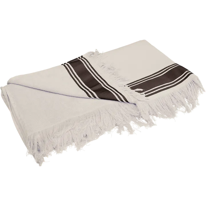 Saunatuch Fouta-Stil Natural / Chocolate