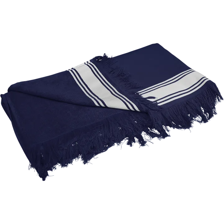 Saunatuch Fouta-Stil Navy / White
