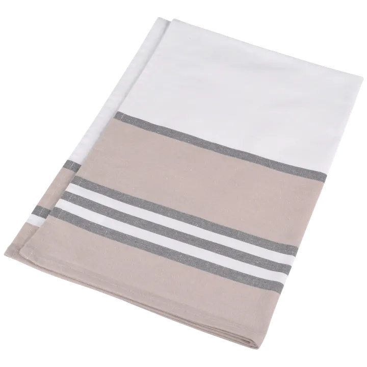 Geschirrtuch gestreift White / Grey