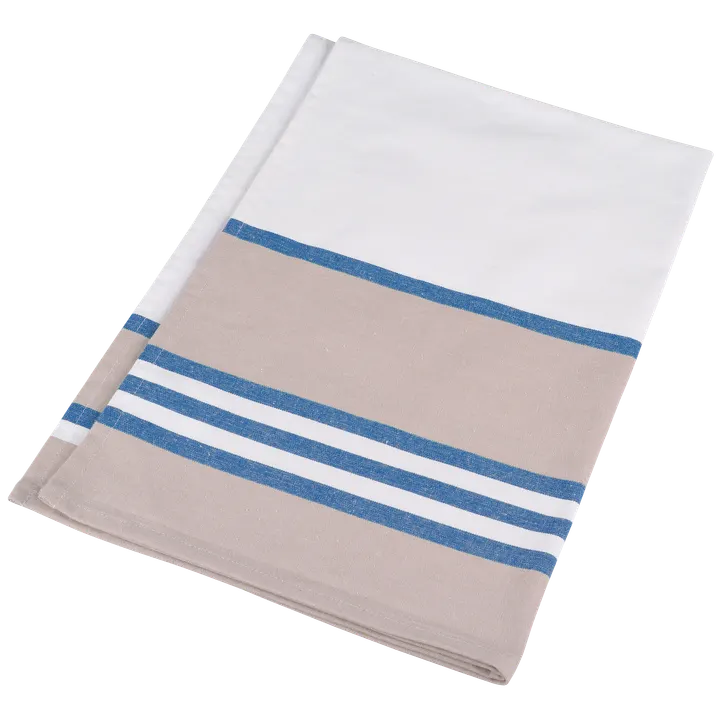 Geschirrtuch gestreift White / Royal Blue