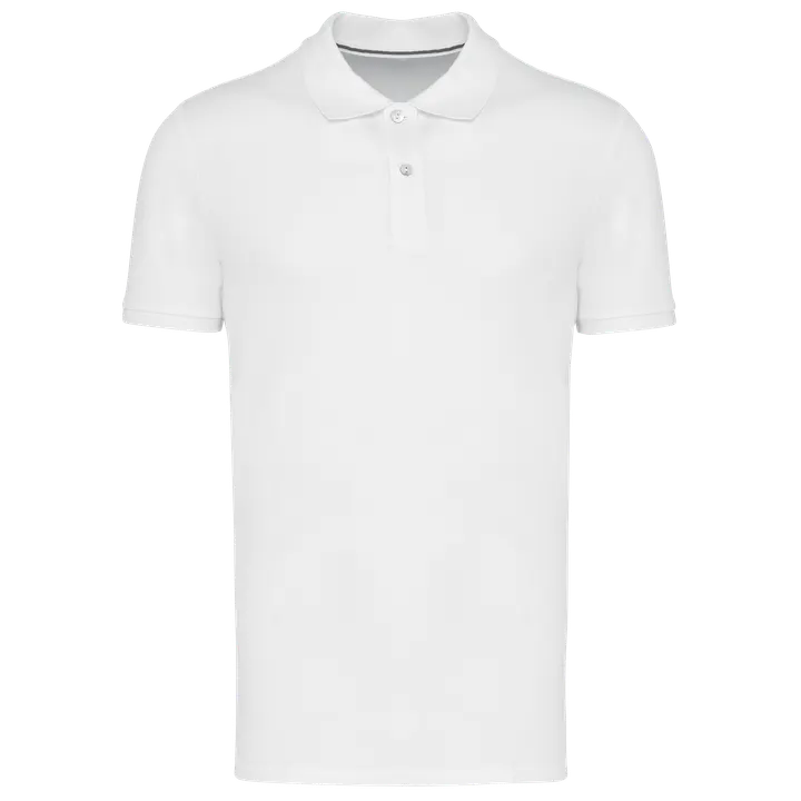 Herren-Kurzarm-Polohemd Supima® White