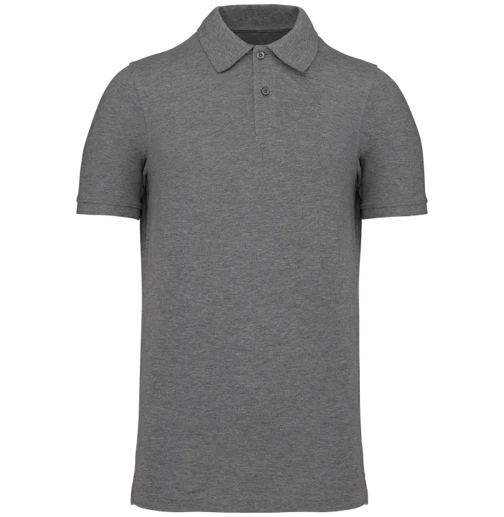 Piqué-Polohemd Bio180 für Herren Grey Heather