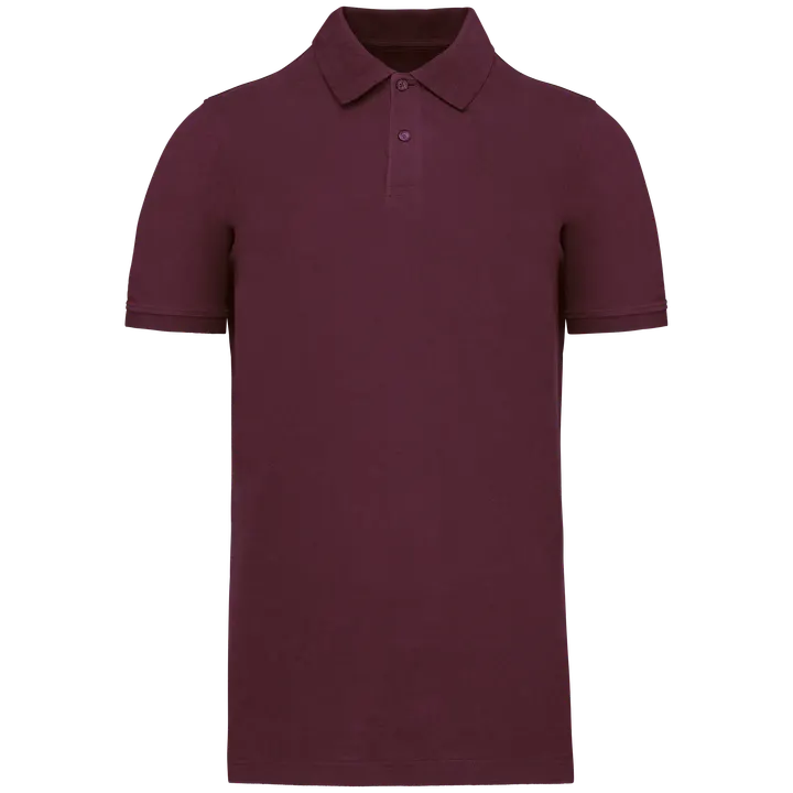 Piqué-Polohemd Bio180 für Herren Wine