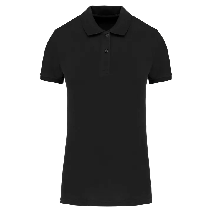 Piqué-Polohemd Bio180 für Damen Black