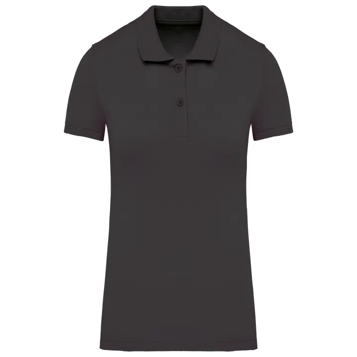 Piqué-Polohemd Bio180 für Damen Dark Grey