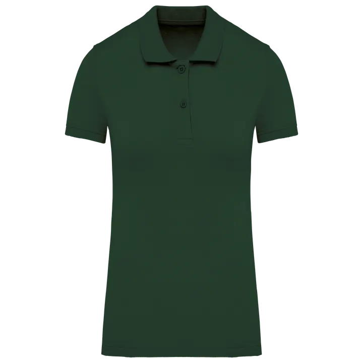 Piqué-Polohemd Bio180 für Damen Forest Green