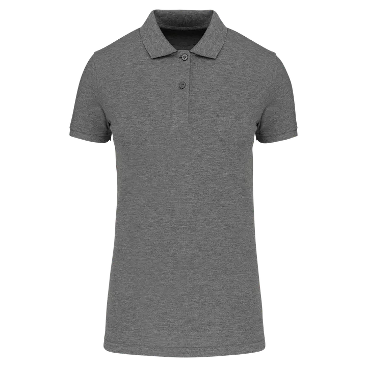 Piqué-Polohemd Bio180 für Damen Grey Heather