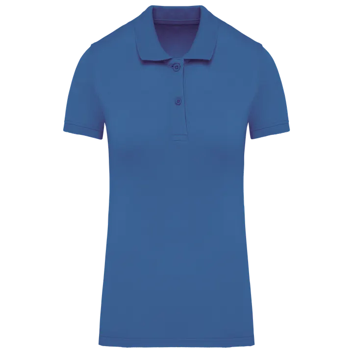 Piqué-Polohemd Bio180 für Damen Light Royal Blue