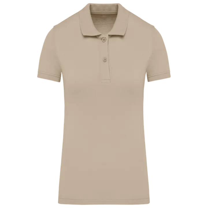 Piqué-Polohemd Bio180 für Damen Light Sand