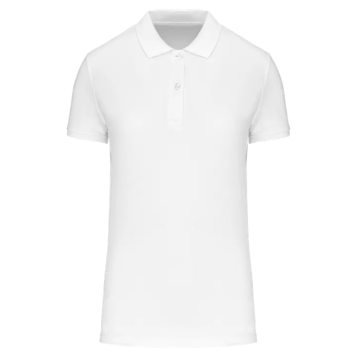 Piqué-Polohemd Bio180 für Damen White